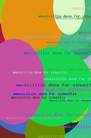 amoxicillin dose for sinusitis